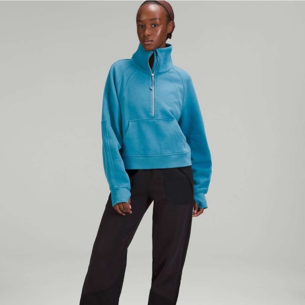 Lululemon Athletica Scuba Oversized Funnel Neck Half-Zip | Size Small